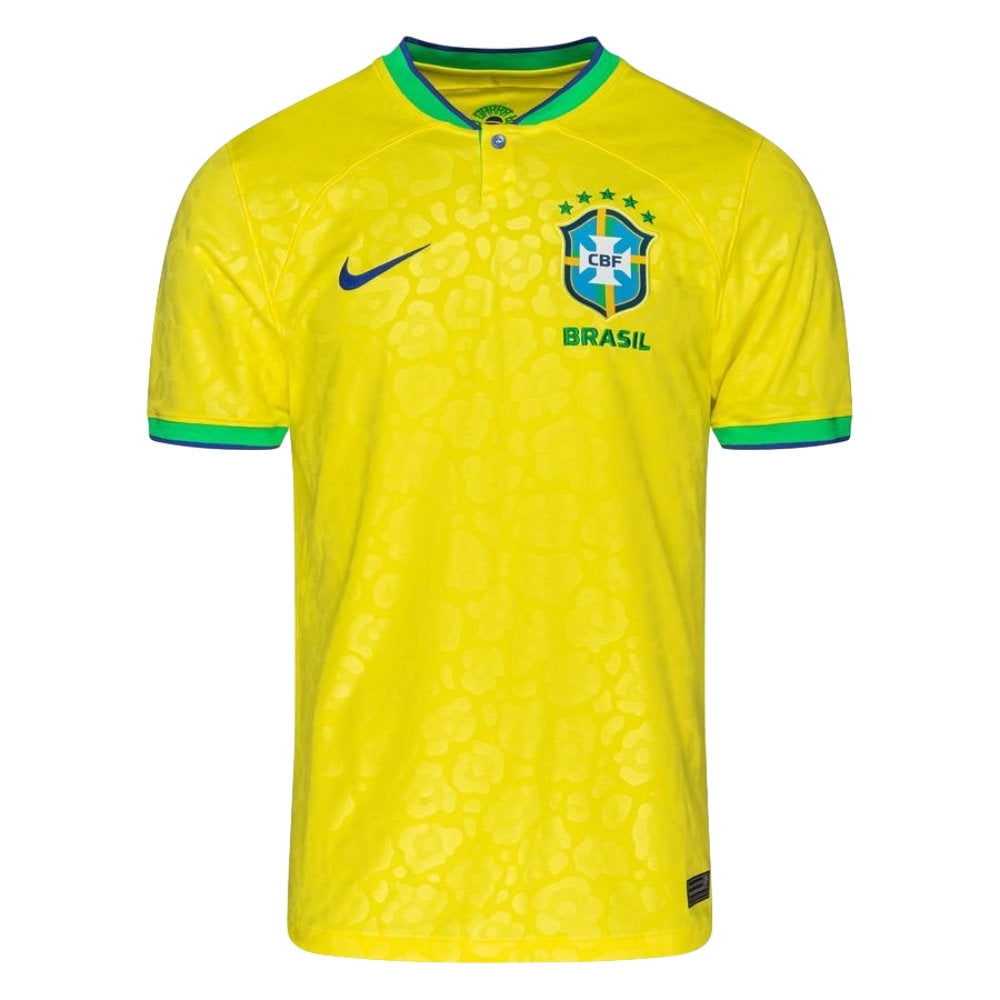 2022-2023 Brazil Little Boys Home Shirt_0