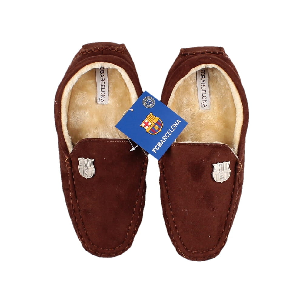 Barcelona Moccasain Slippers Size 7-8 (Brown)_0