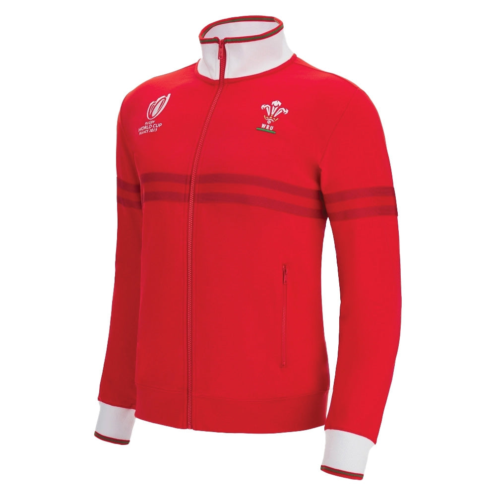 Wales 2023 RWC Rugby Full Zip Cotton Sweatshirt (Red)_0