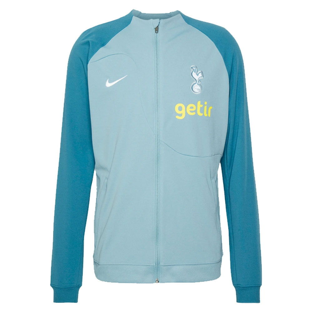 2022-2023 Tottenham CL Academy Anthem Jacket (Worn Blue)_0