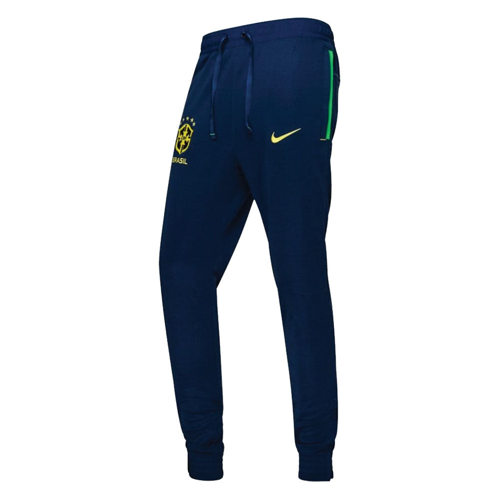 2022-2023 Brazil Travel Knit Track Pants (Navy)_0