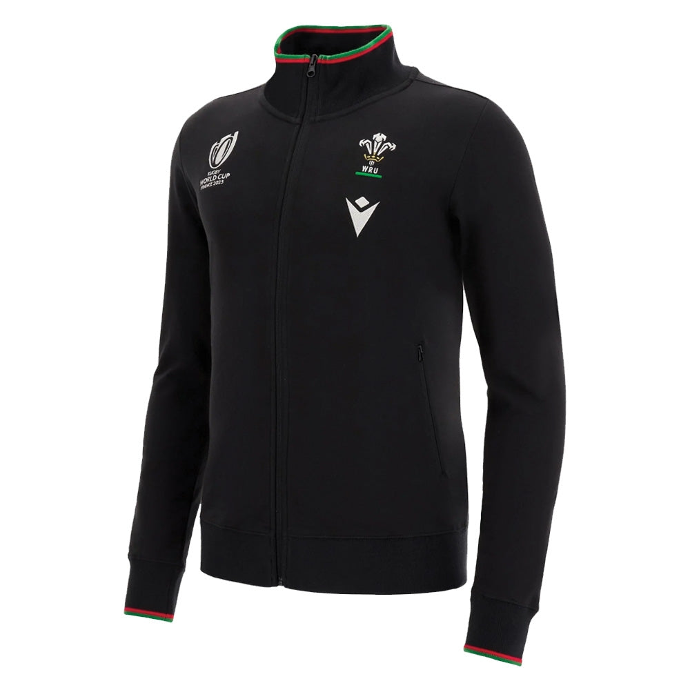 Wales RWC 2023 Rugby Track Jacket (Black)_0