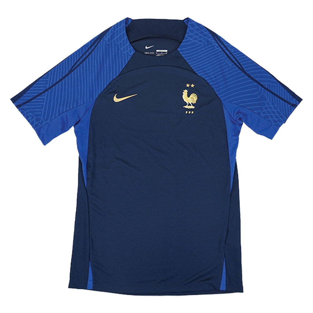 2022-2023 France Strike Dri-Fit Training Shirt (Navy)_0
