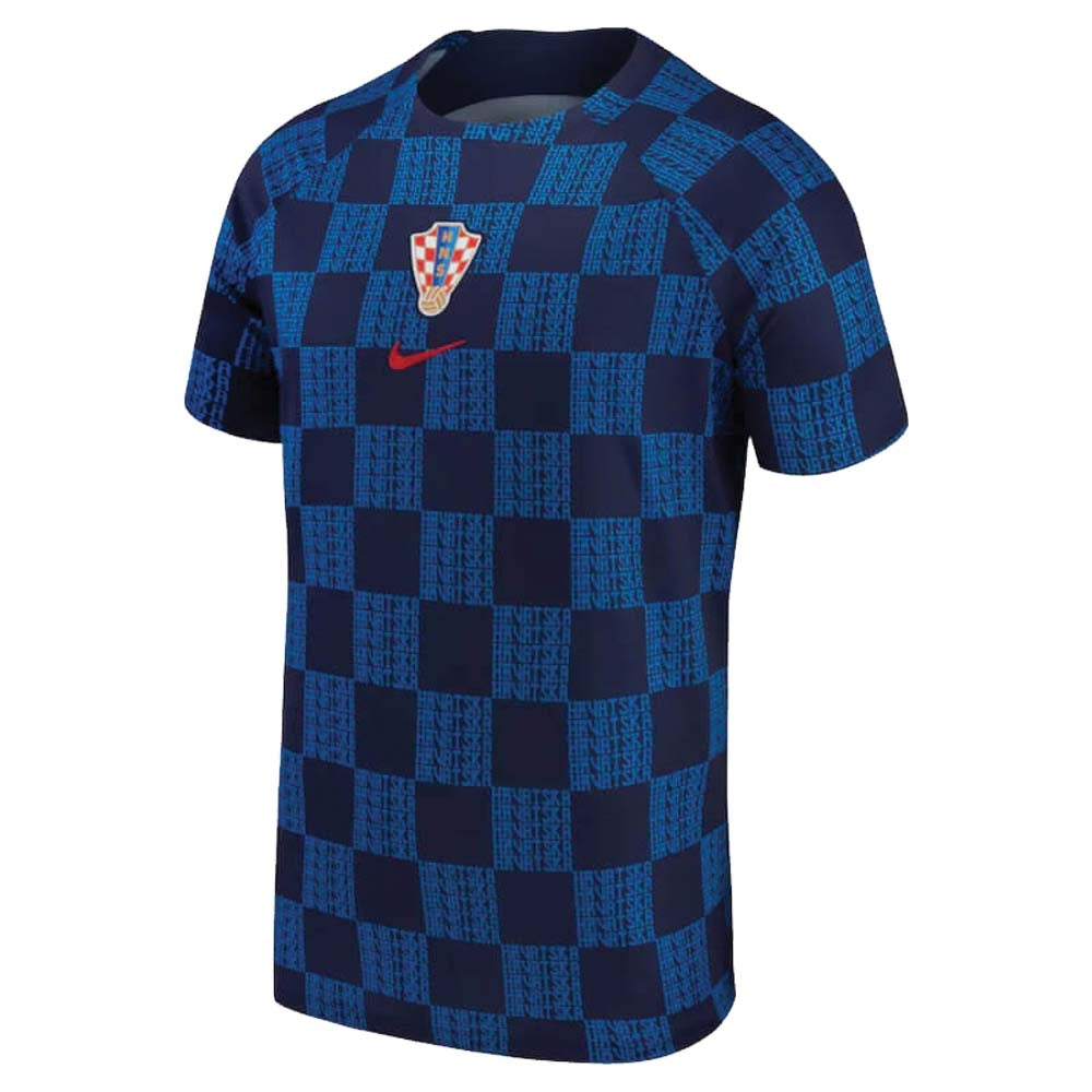 2022-2023 Croatia Pre-Match Training Shirt (Navy)_0