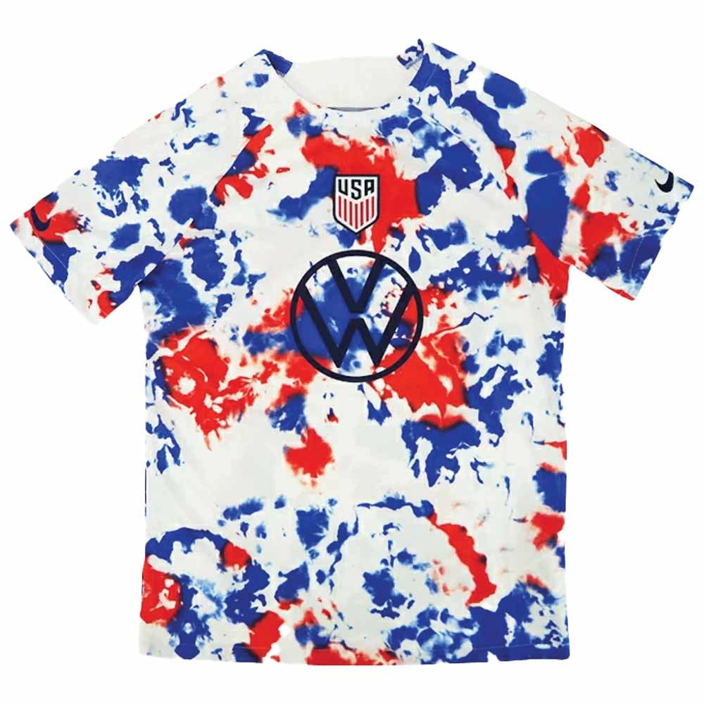 2022-2023 USA Pre-Match Training Shirt (White)_0