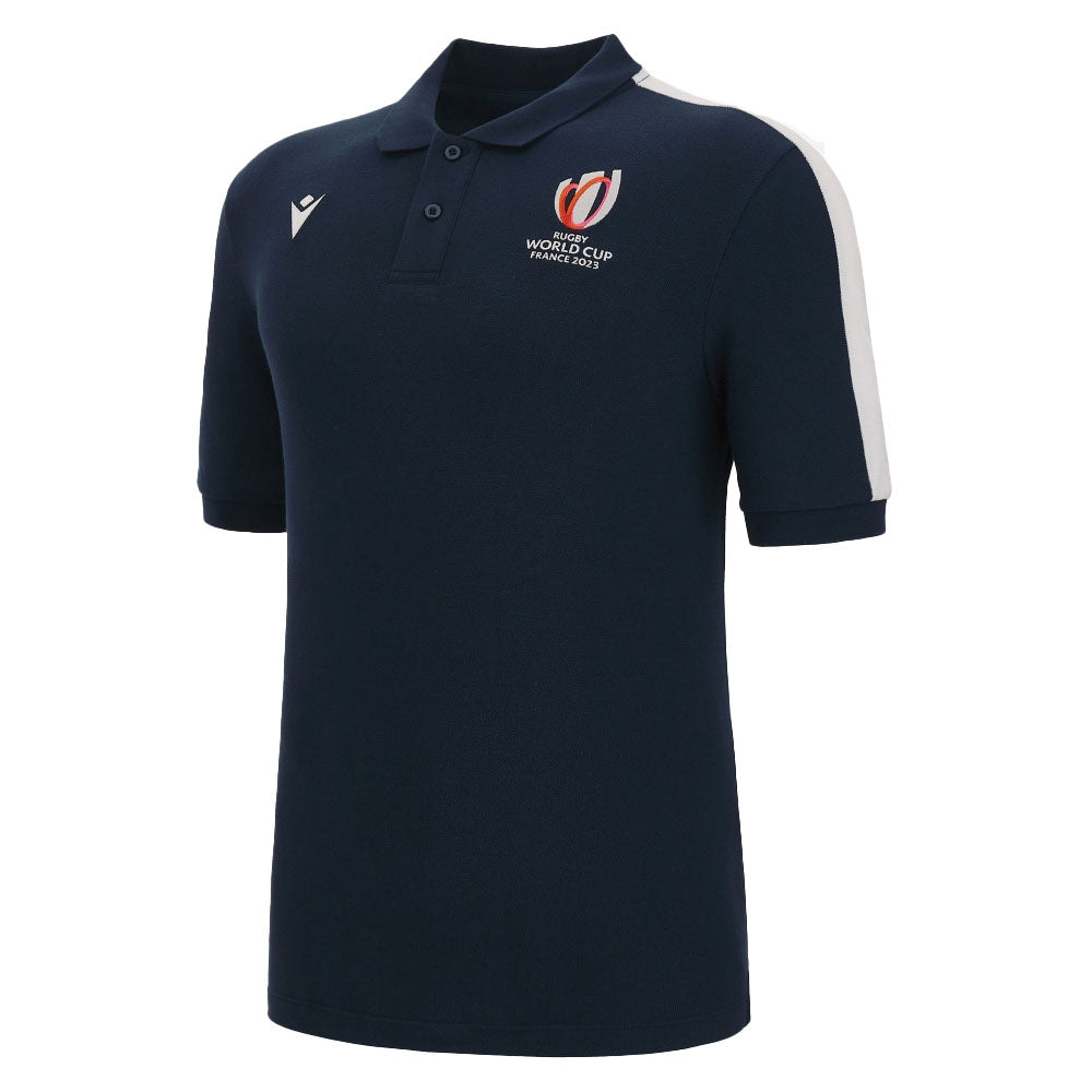 RWC 2023 Rugby Cotton Piquet Polo Shirt (Navy)_0