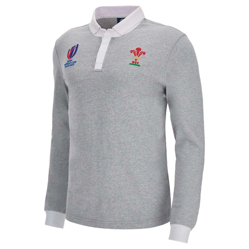 Wales RWC 2023 Rugby World Cup Rugby Jersey (Grey)_0