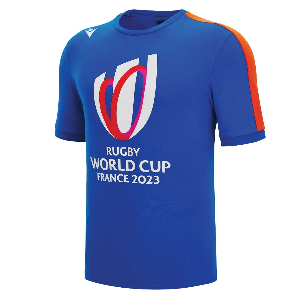Macron RWC 2023 Rugby World Cup Cotton Tee (Blue)_0