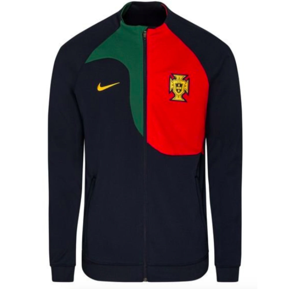 2022-2023 Portugal Academy Knit Football Jacket (Obsidian)_0