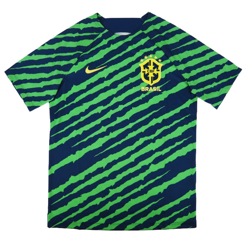 2022-2023 Brazil Pre-Match Football Shirt (Green)_0