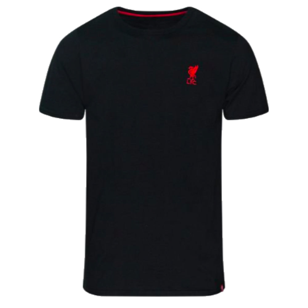 Liverpool Mens Black Liverbird Emblem Tee_0