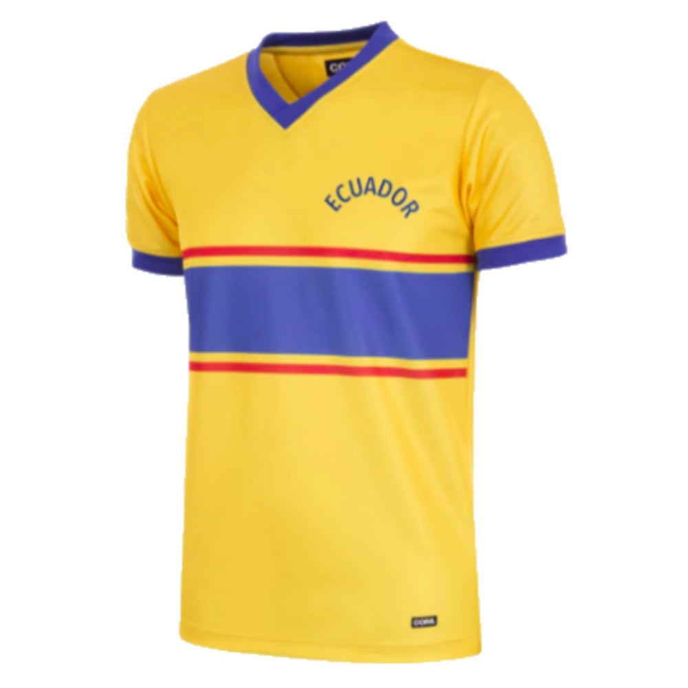 Ecuador 1983 Retro Football Shirt_0