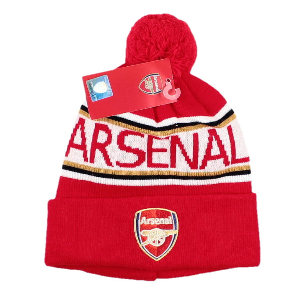 Arsenal FC Bobble Hat (Red)_0