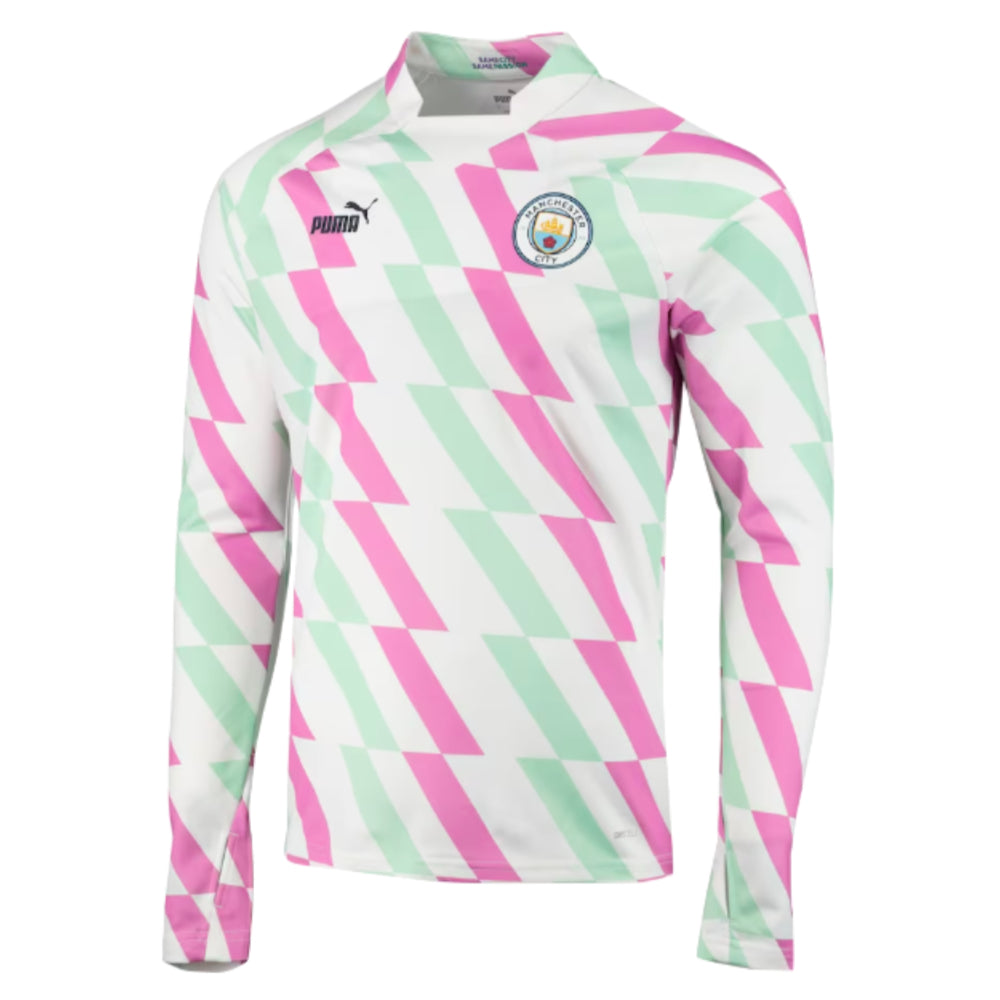 2022-2023 Man City Pre-Match Sweatshirt (White)_0