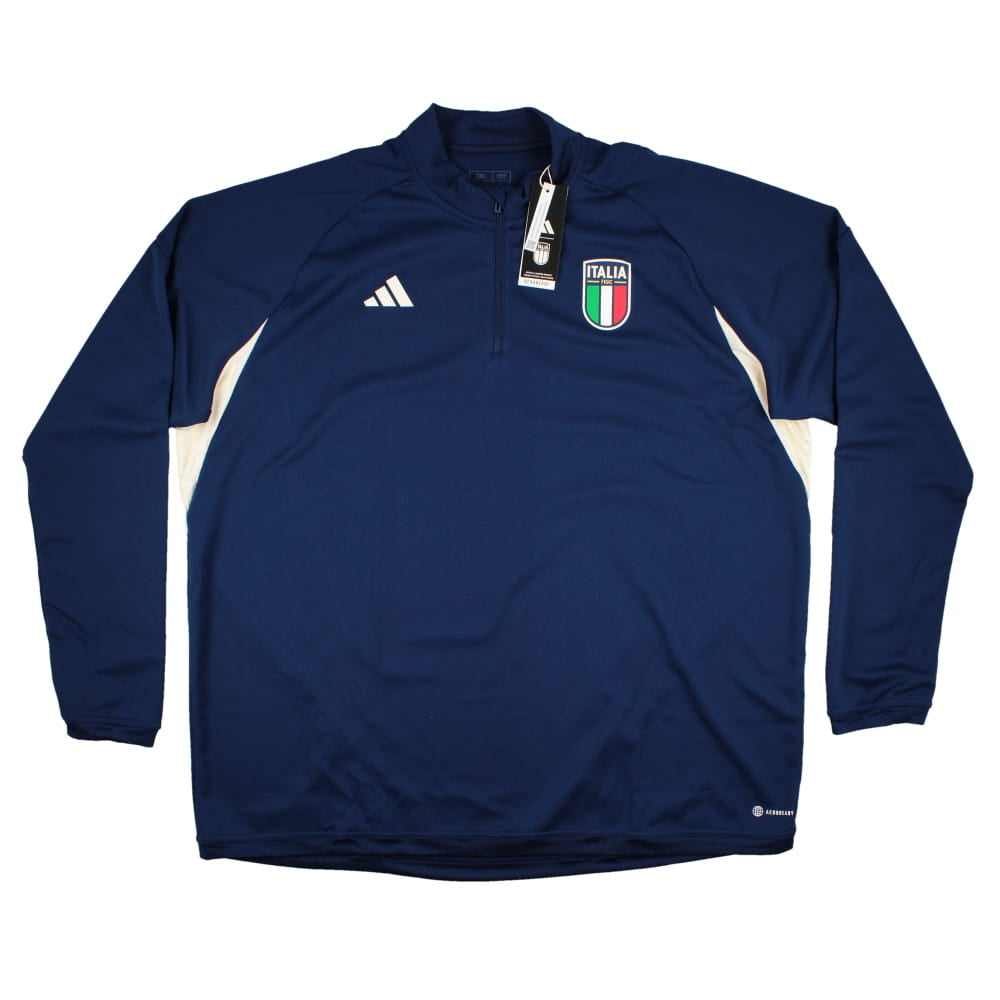 2023-2024 Italy Tiro Taining Top (Dark Blue)_0