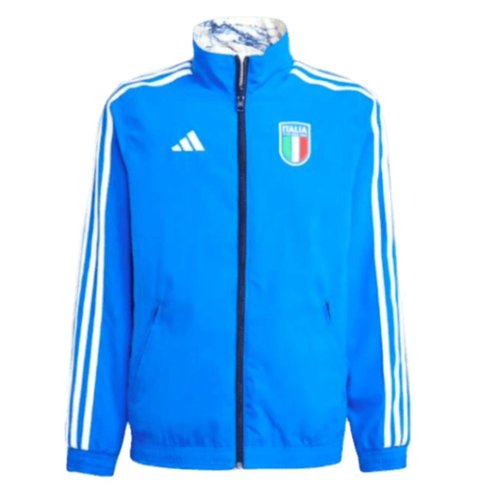 2023-2024 Italy Anthem Jacket (Blue) - Kids_0