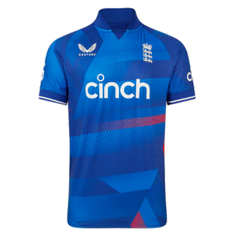 2023 England Cricket ODI Pro Short Sleeve Shirt_0