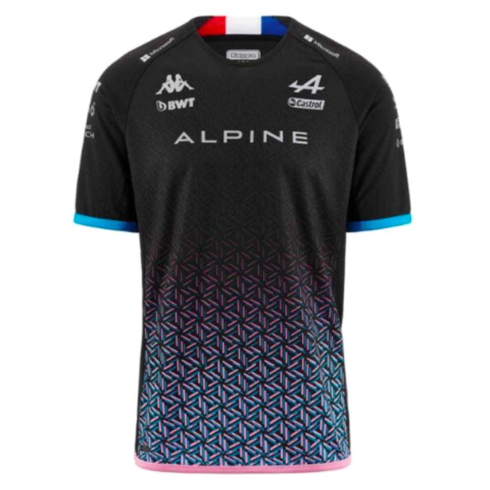2023 Alpine Mens Team Pierre Gasly Tee (Black)_0