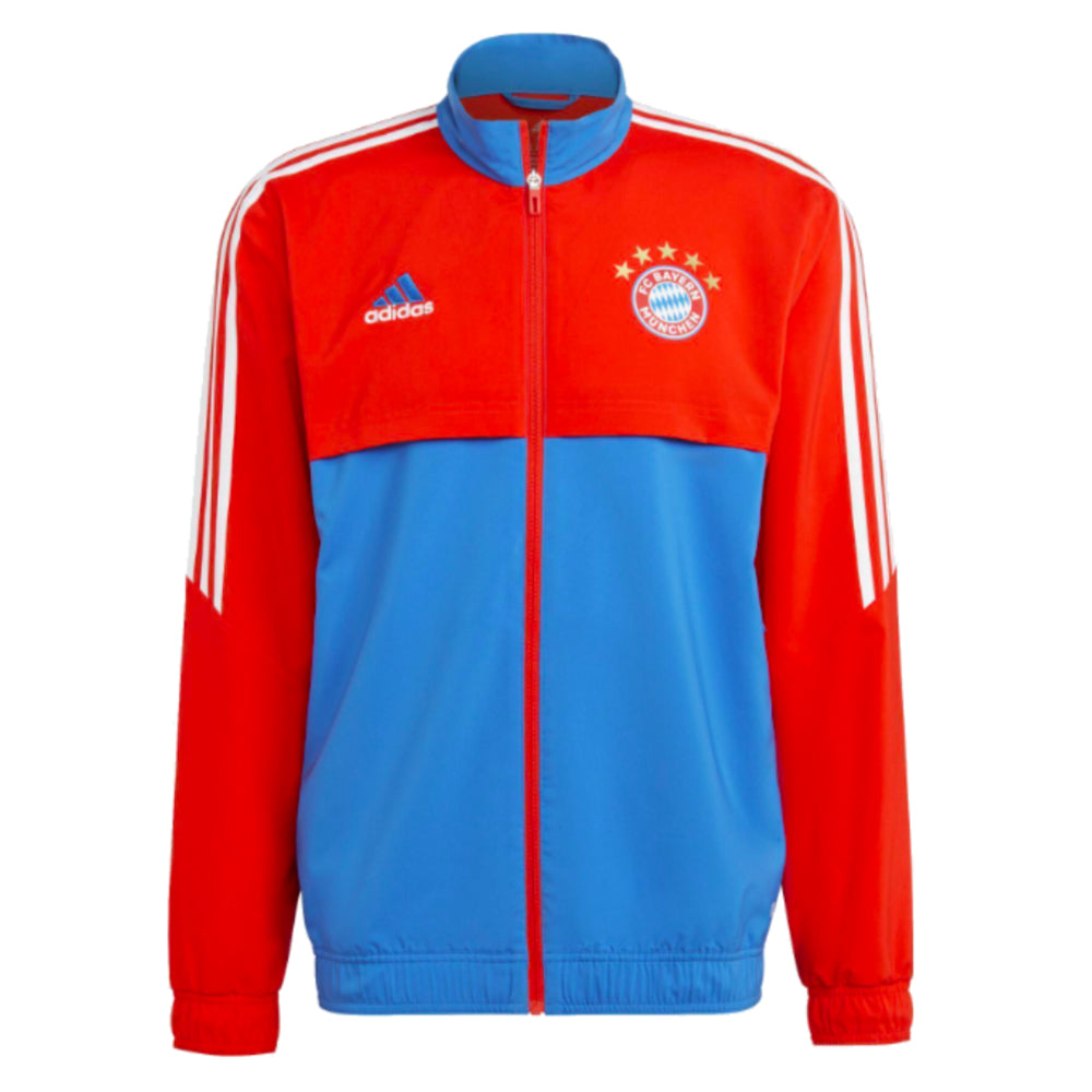 2022-2023 Bayern Munich Presentation Jacket (Red-Blue)_0
