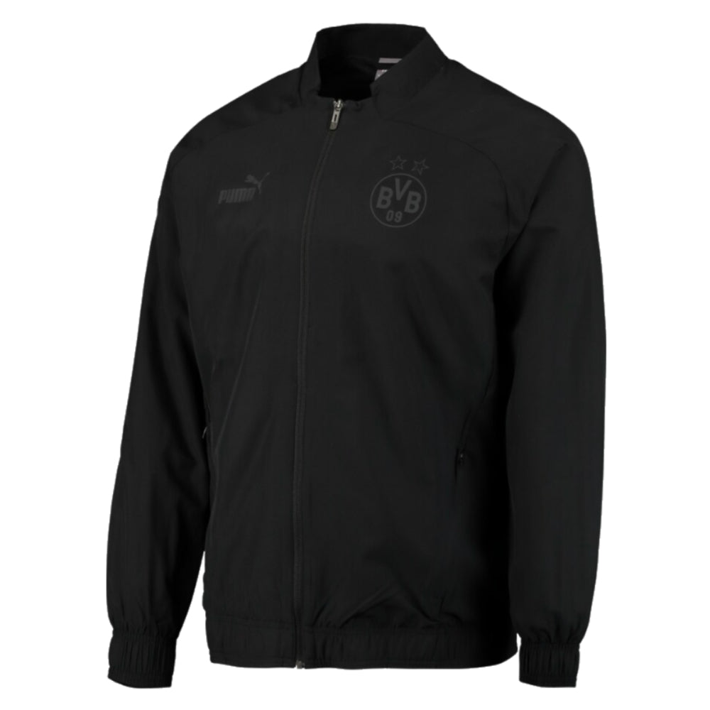 2022-2023 Borussia Dortmund Pre Match Jacket (Black)_0