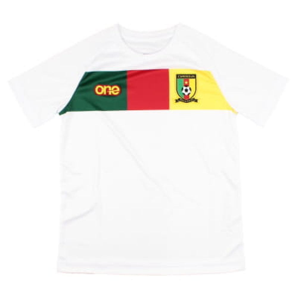 2022-2023 Cameroon Training Tee (White) - Kids_0