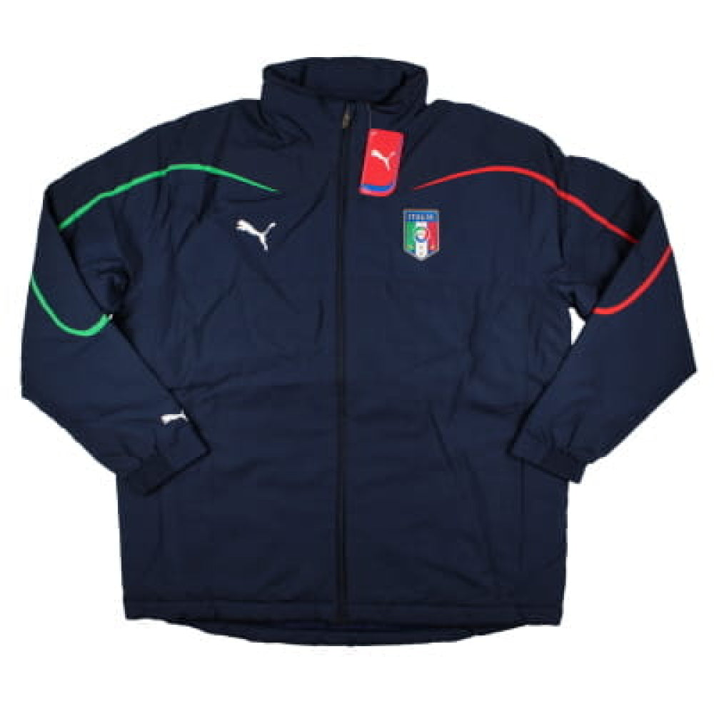 2010-2011 Italy Padded Coach Jacket (Peacot)_0