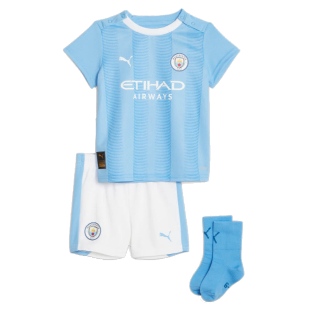 2023-2024 Man City Home Baby Kit_0