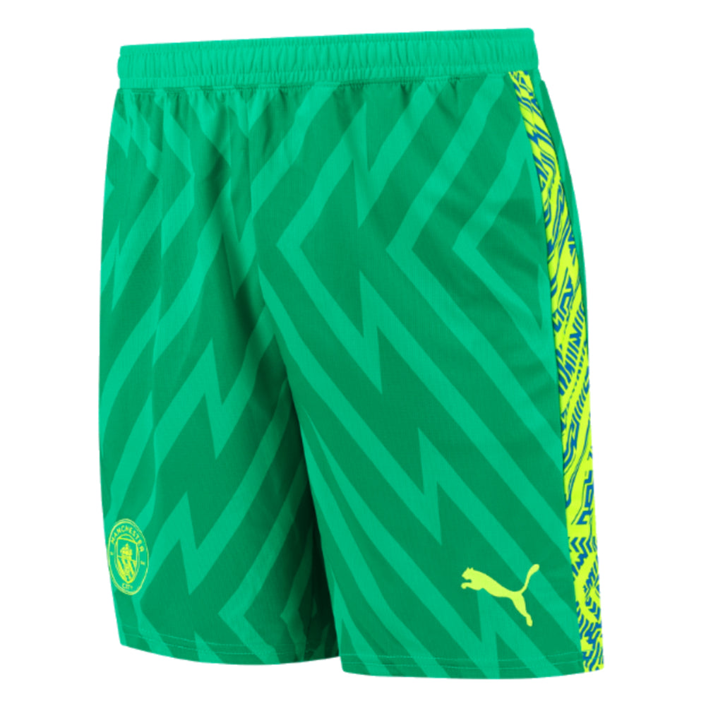 2023-2024 Man City Home Goalkeeper Shorts (Green)_0