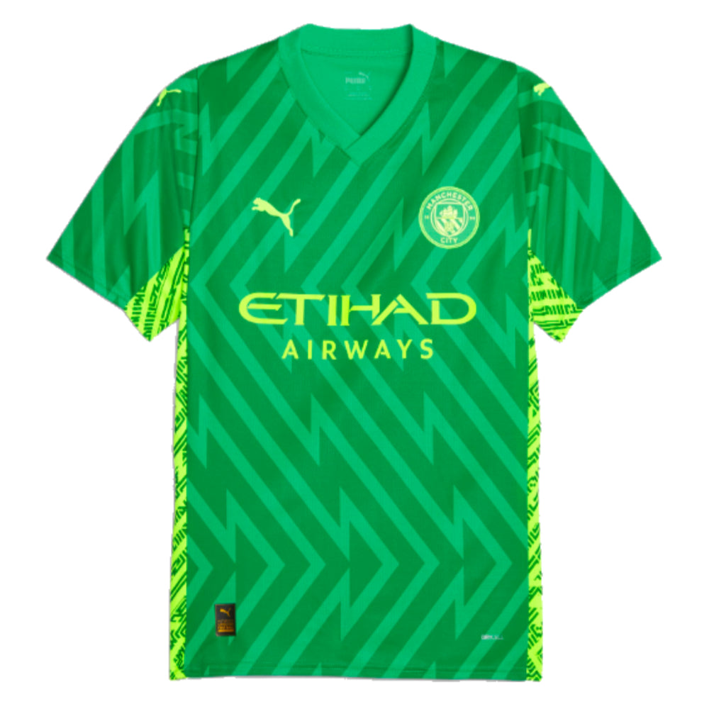 2023-2024 Man City Home Goalkeeper Shirt (Green)_0