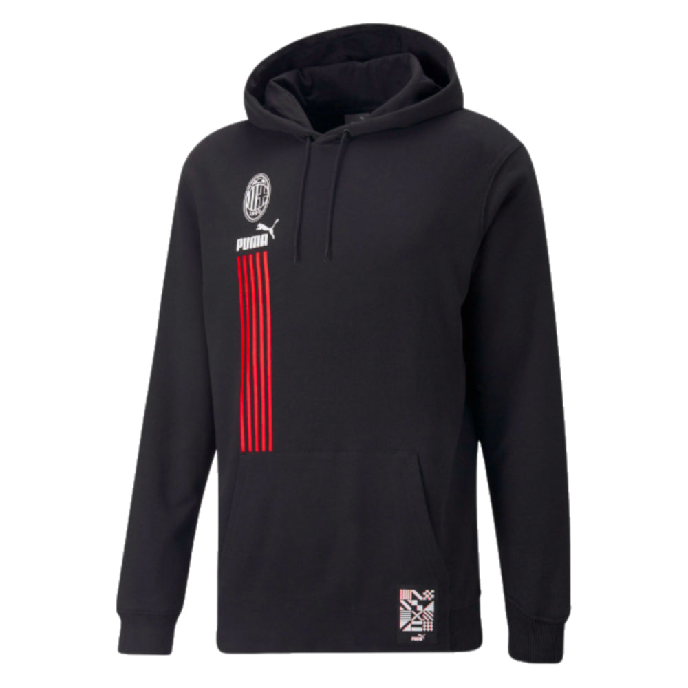 2023-2024 AC Milan FtblCulture Hoody (Black)_0