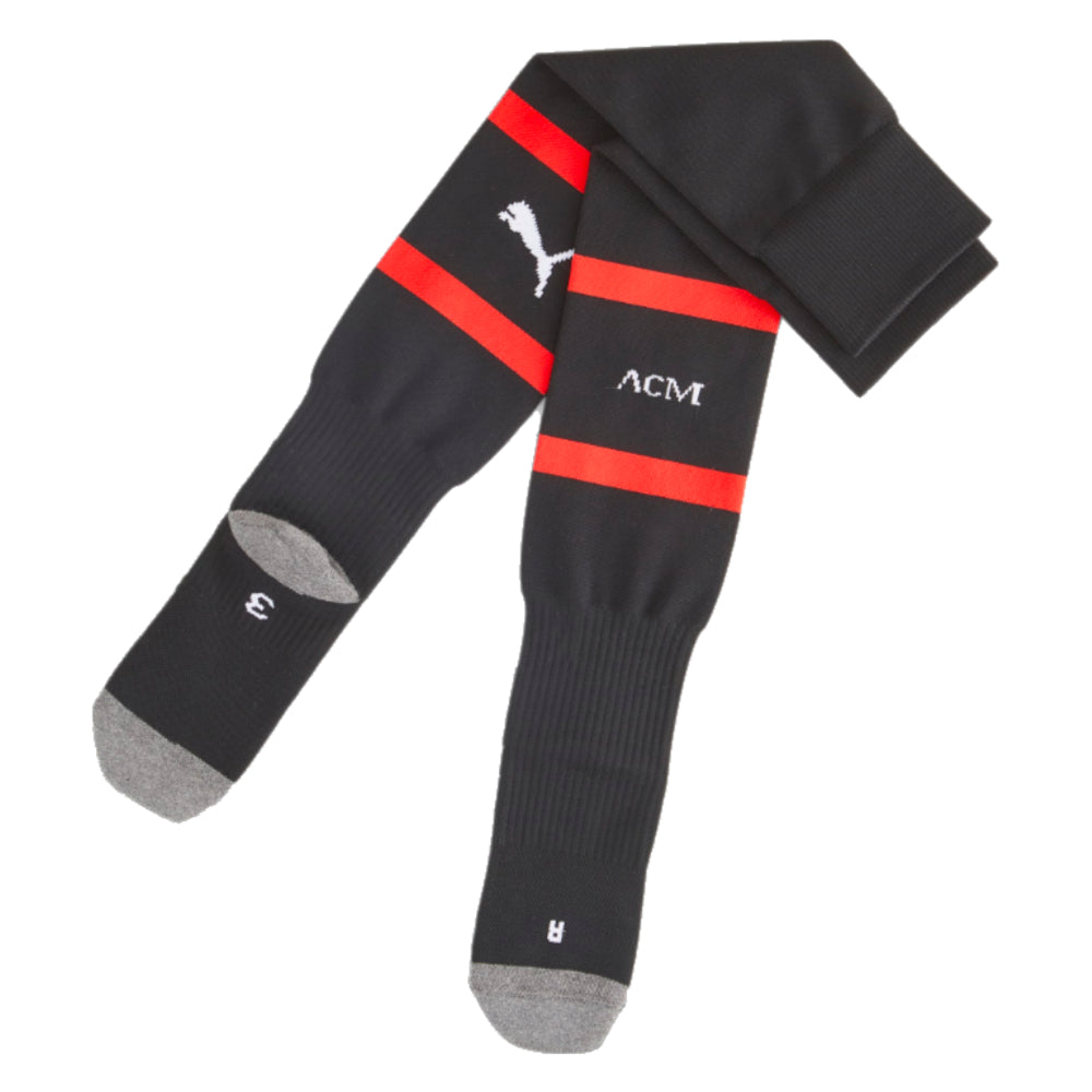 2023-2024 AC Milan Home Socks (Black)_0