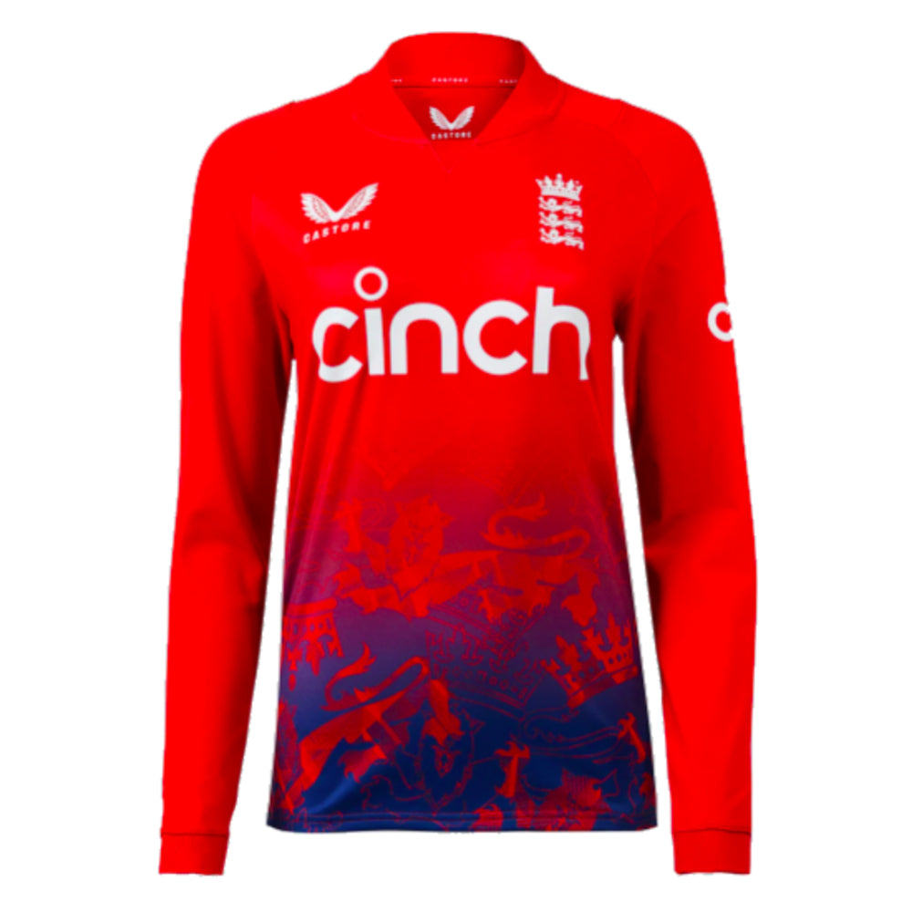 2023 England Cricket T20 LS Sweatshirt (Red)_0