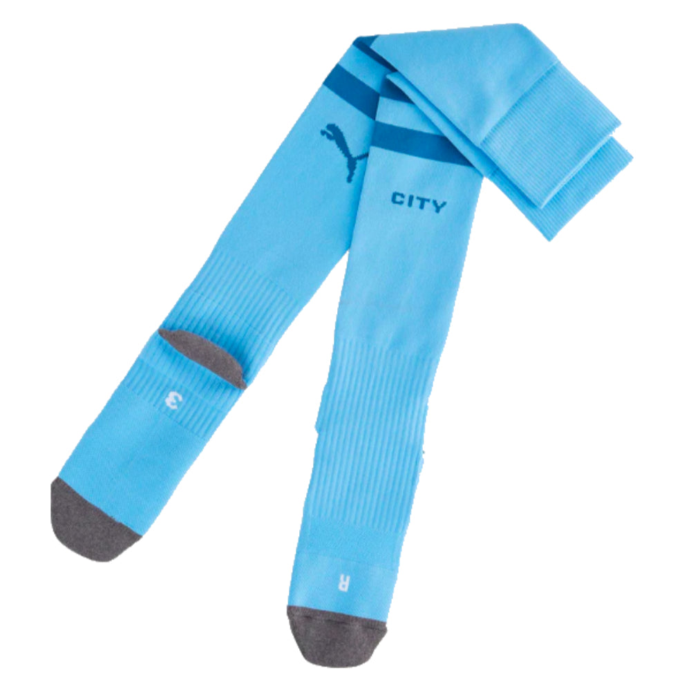 2023-2024 Man City Home Socks (Blue)_0