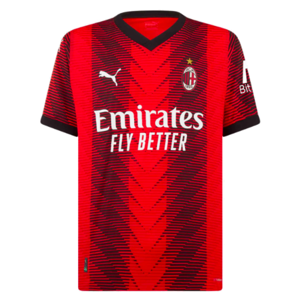 2023-2024 AC Milan Home Authentic Shirt_0