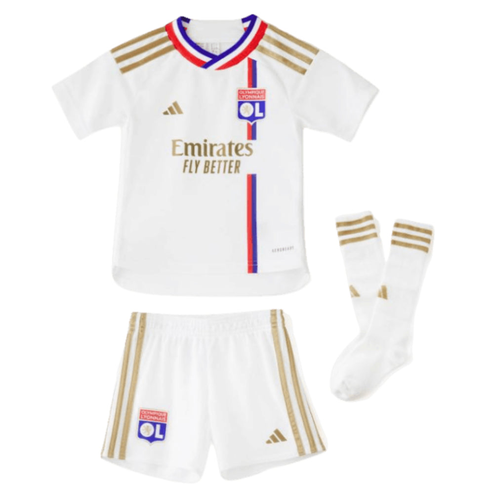 2023-2024 Olympique Lyon Home Mini Kit_0