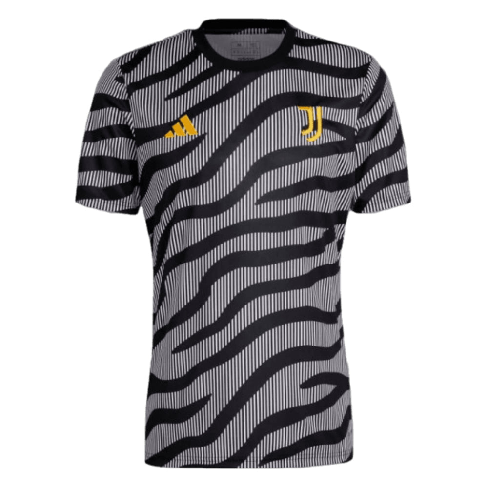 2023-2024 Juventus Pre-Match Shirt (Black)_0