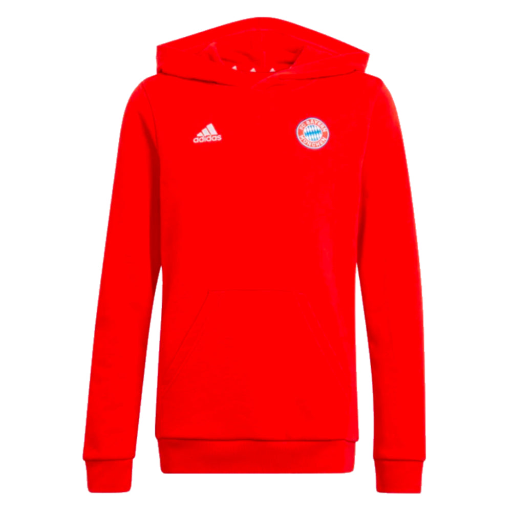 2023-2024 Bayern Munich Hoody (Red) - Kids_0