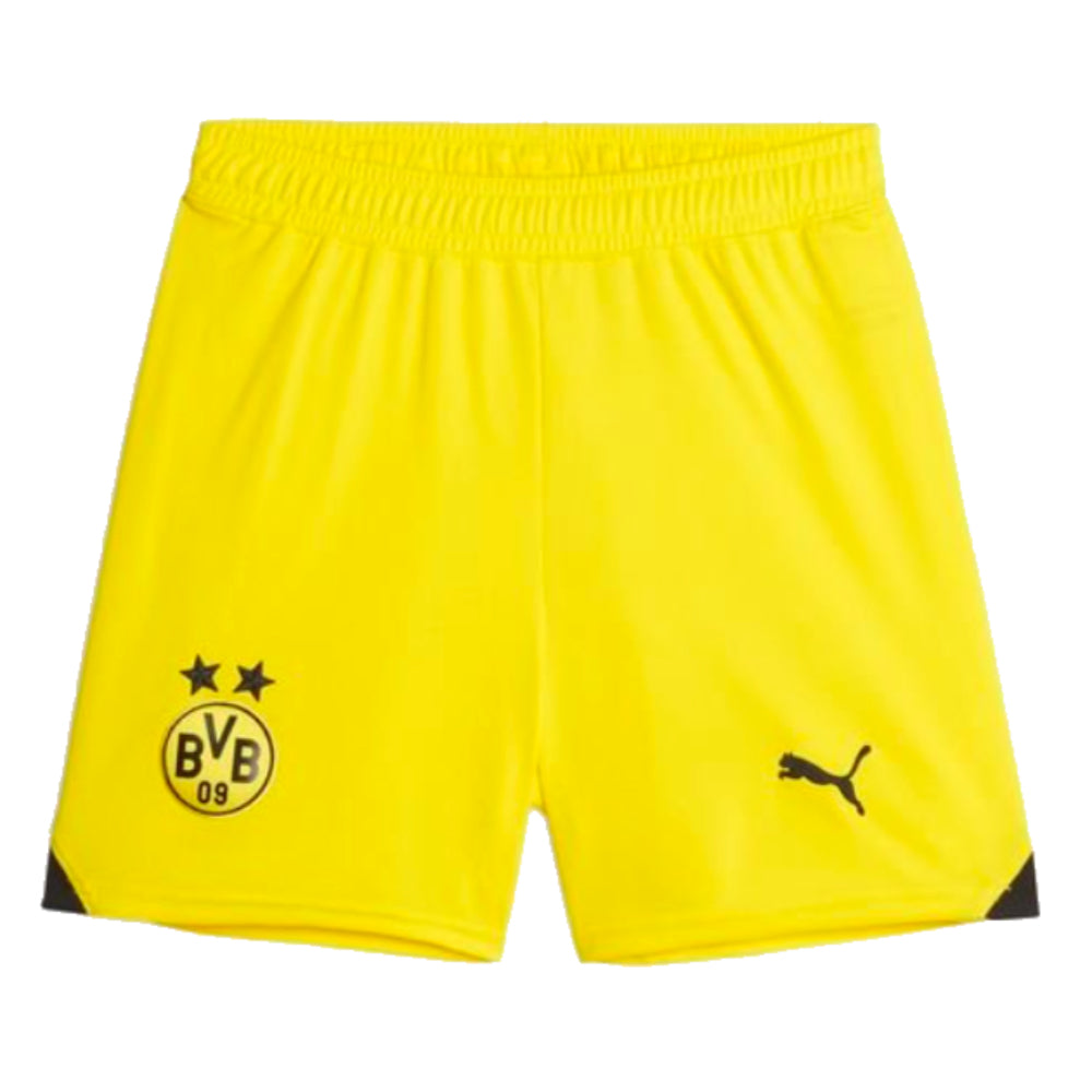 2023-2024 Borussia Dortmund Home Shorts (Yellow) - Kids_0