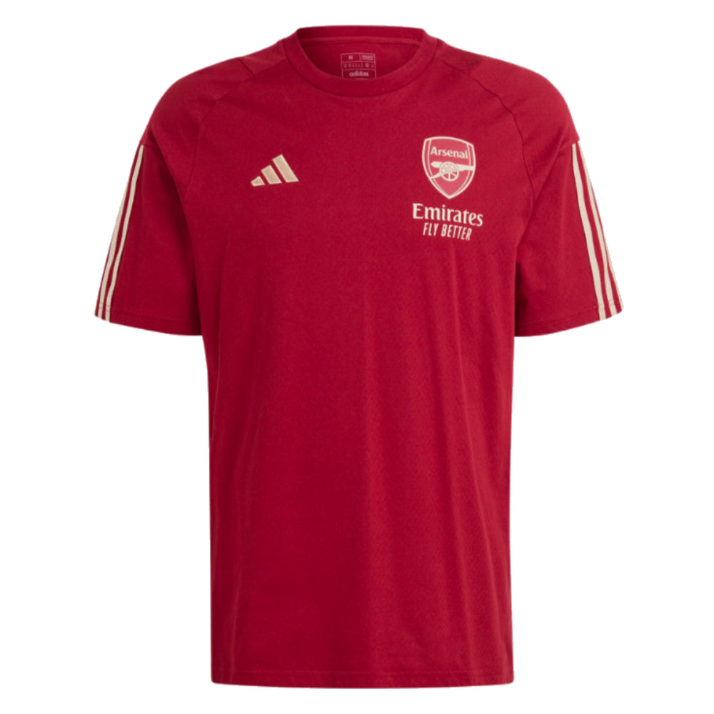 2023-2024 Arsenal Training Tee (Red)_0