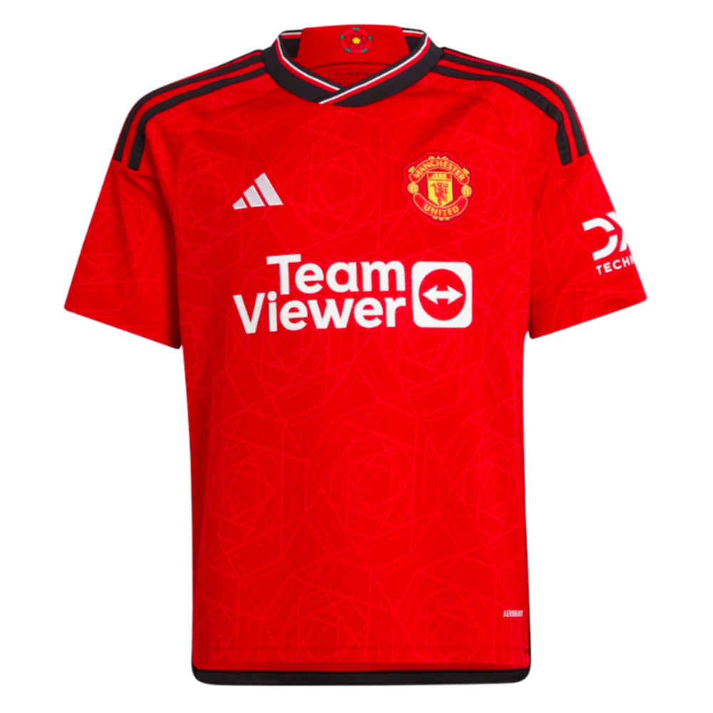 2023-2024 Man Utd Home Shirt (Kids)_0