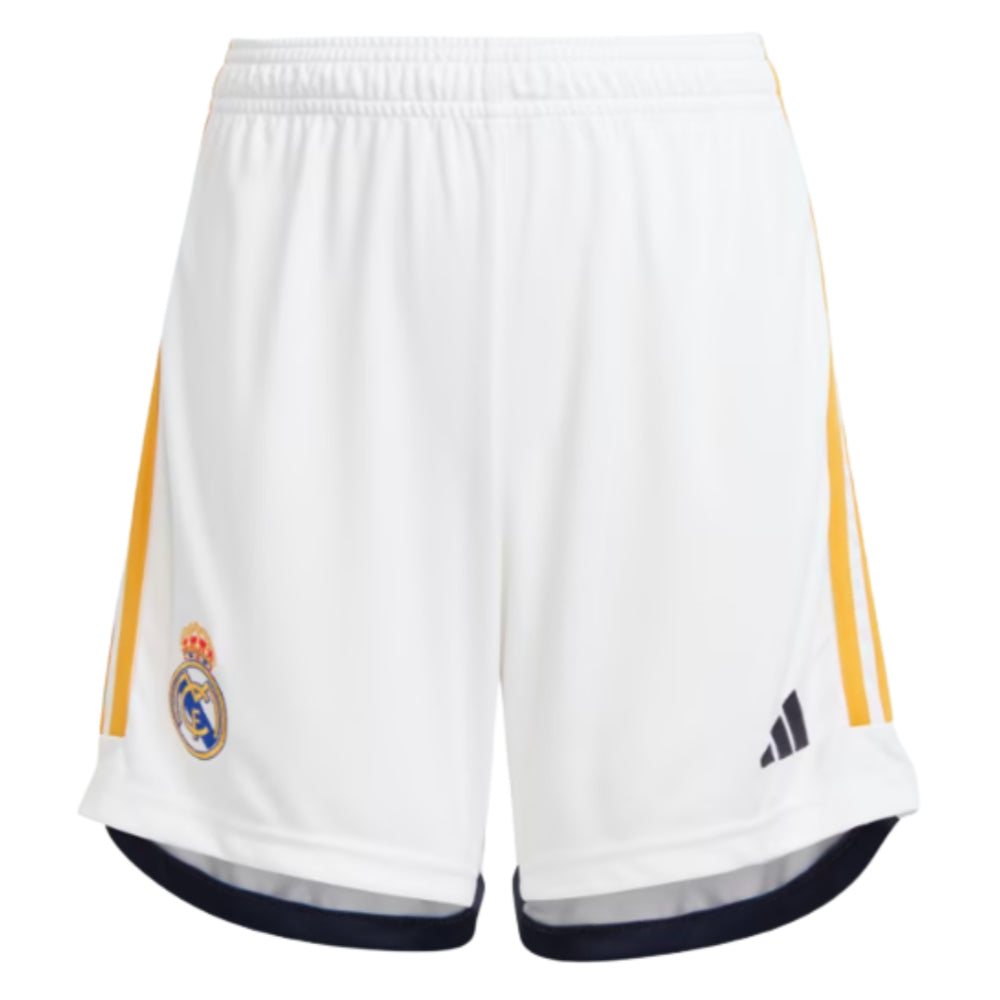 2023-2024 Real Madrid Home Shorts (White) - Kids_0