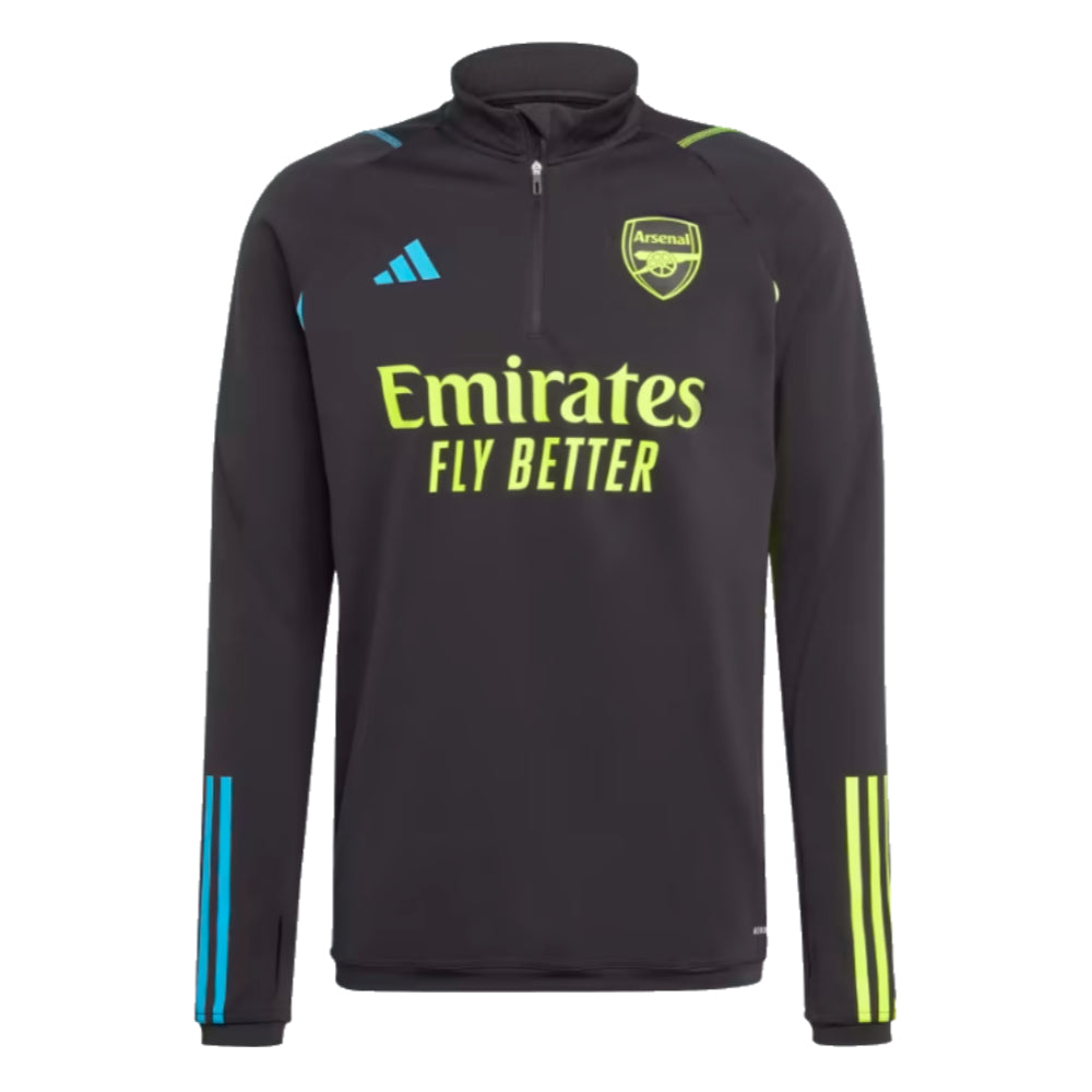 2023-2024 Arsenal Training Top (Black)_0