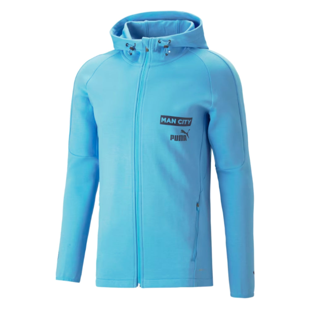 2023-2024 Man City Casuals Hooded Jacket (Blue Wash)_0