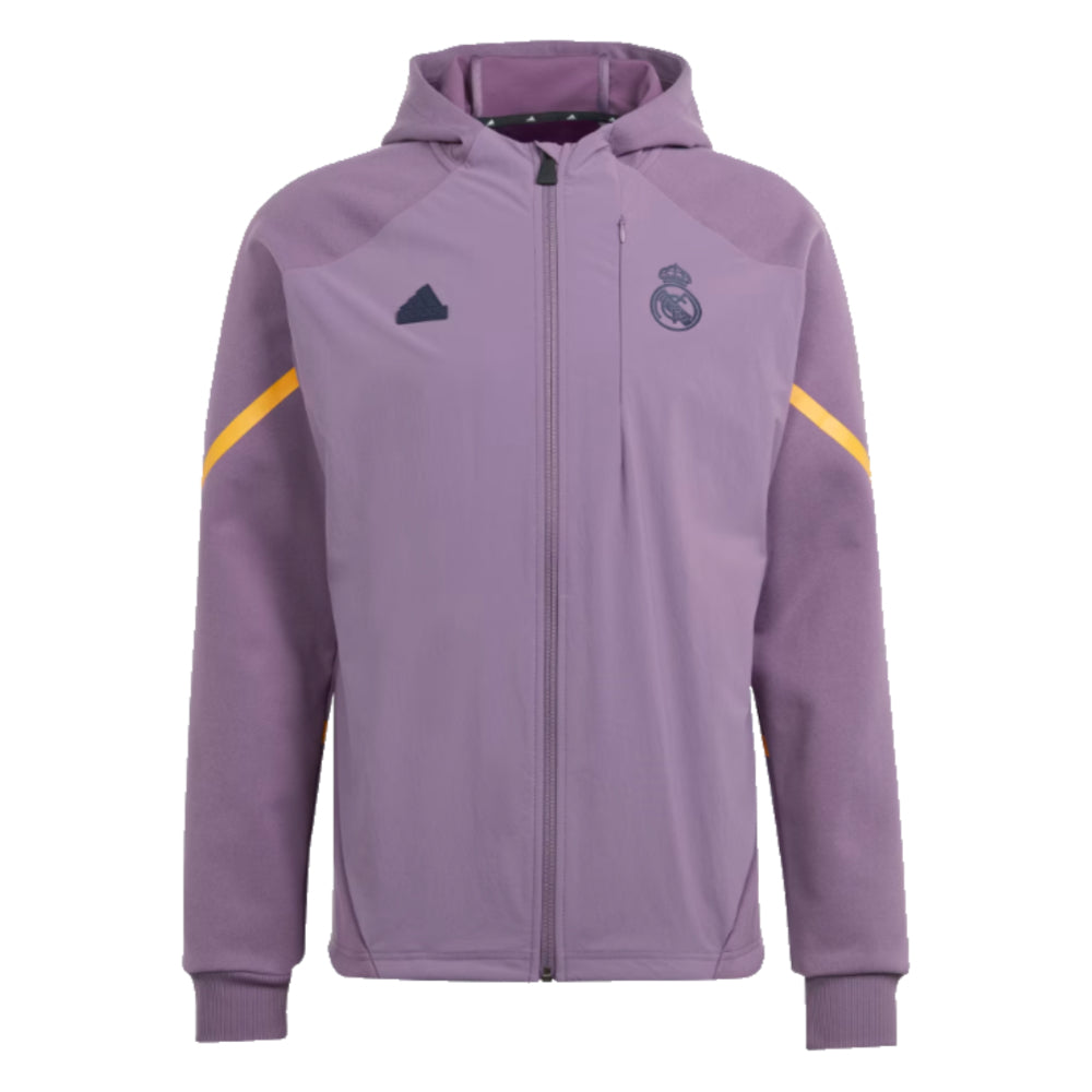 2023-2024 Real Madrid D4GMD Full Zip Hoody (Shadow Violet)_0
