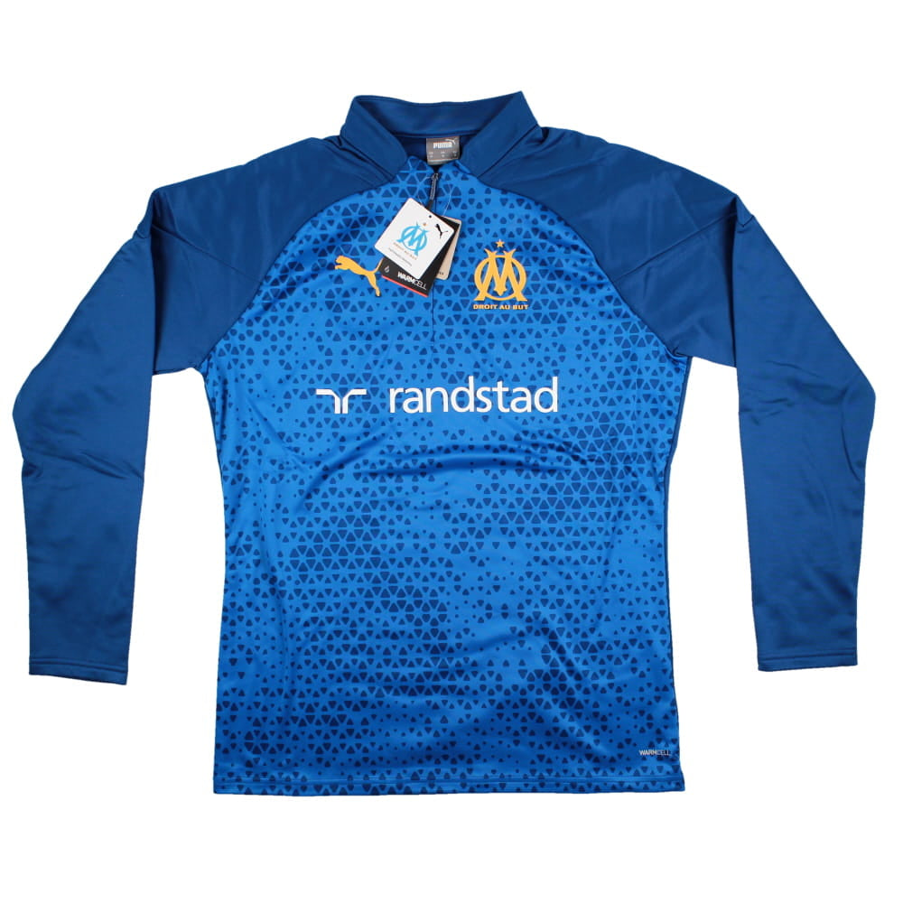 2023-2024 Marseille Training Fleece (Blue)_0