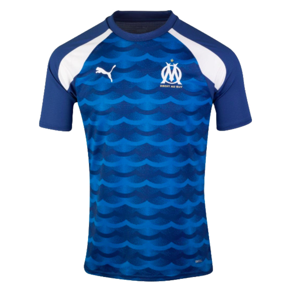 2023-2024 Marseille Pre-Match Jersey (Blue)_0