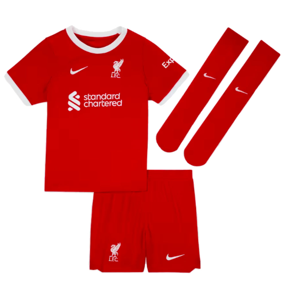 2023-2024 Liverpool Home Little Boys Mini Kit_0