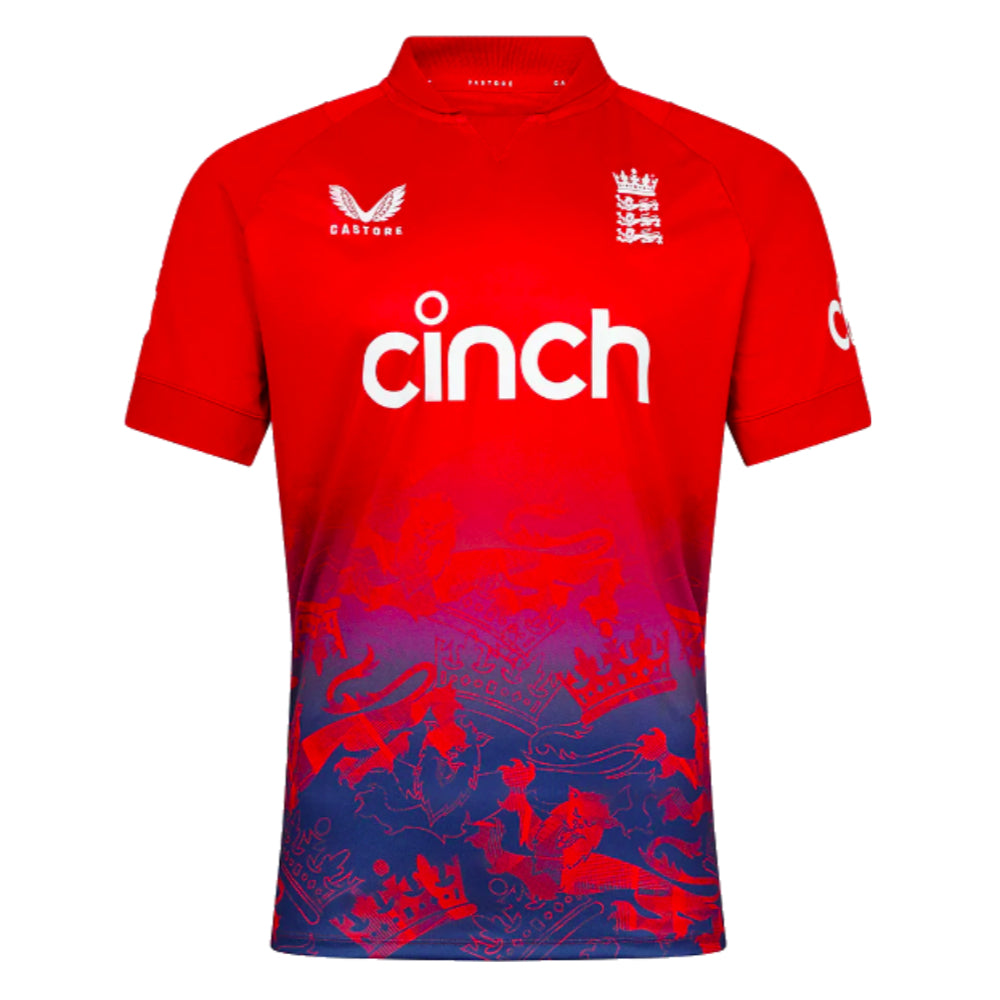 2023-2024 England T20 Replica Short Sleeve Jersey (Kids)_0