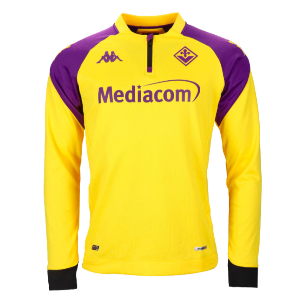 2023-2024 Fiorentina Half Zip Training Top (Yellow)_0