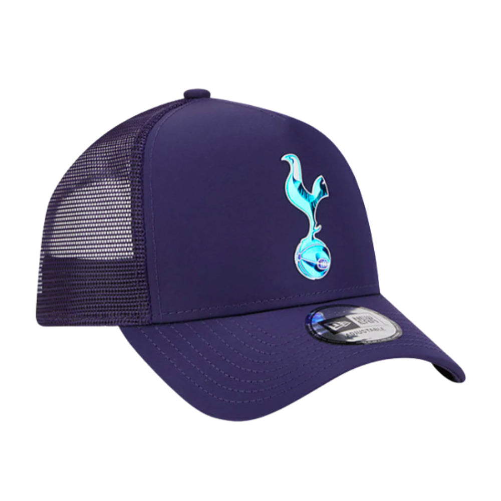 2023-2024 Tottenham Iridescent Navy A-Frame Trucker Cap_2